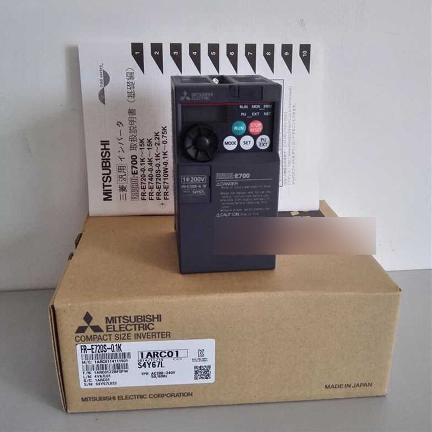 Mitsubishi FR-E720S-0.1K Inverter - MITSUBISHI