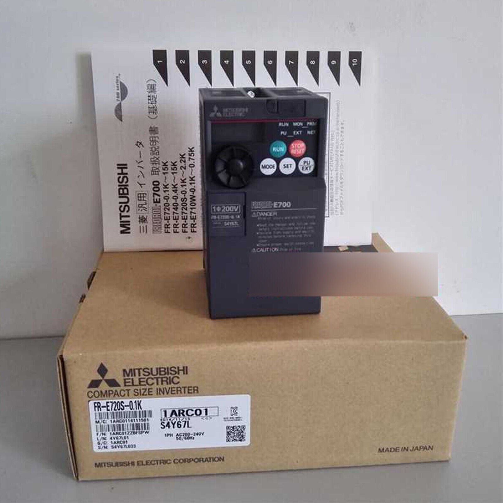 Mitsubishi FR-E720S-0.1K Inverter - MITSUBISHI