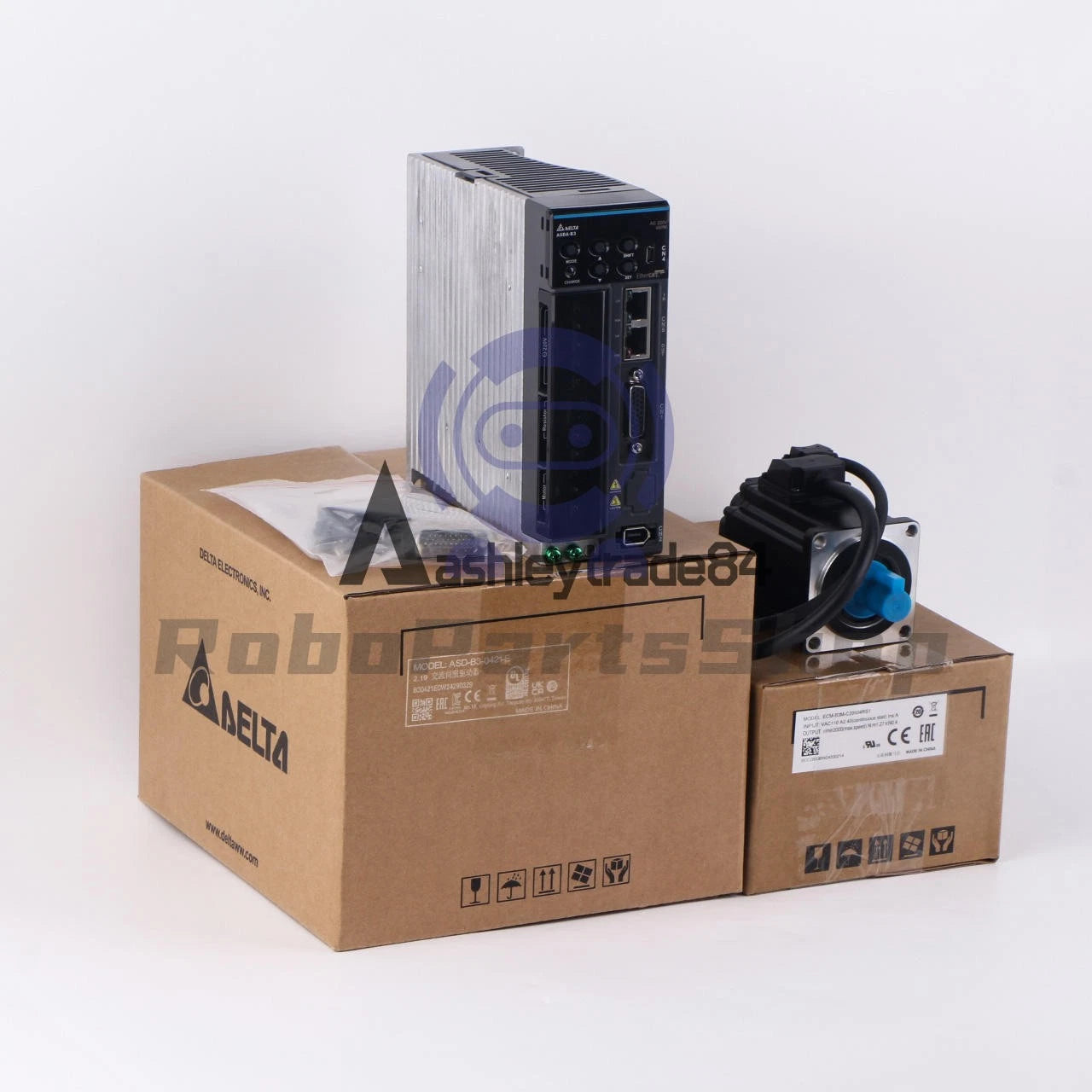 ASD-B3-0421-E+ECM-B3M-C20604RS1 EtherCAT 400w 3000rpm DELTA B3 AC servo kit