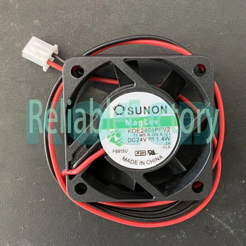 For SUNON KDE2404PFV2 4010 4CM 24V 1.4W 2pin Maglev cooling fan 40X40X10MM