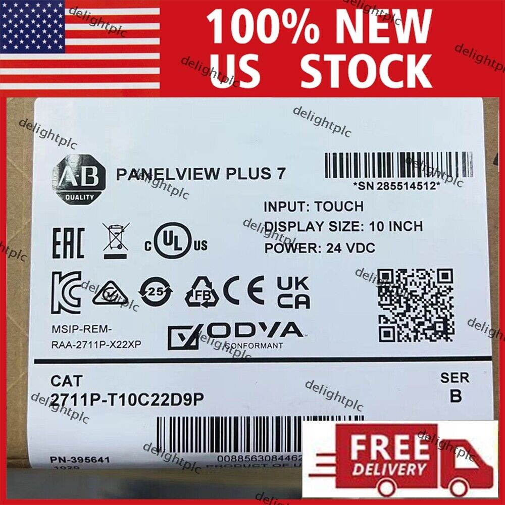 Allen-Bradley Plus 7 Graphic Terminal - 2711P-T10C22D9P - ALLEN-BRADLEY