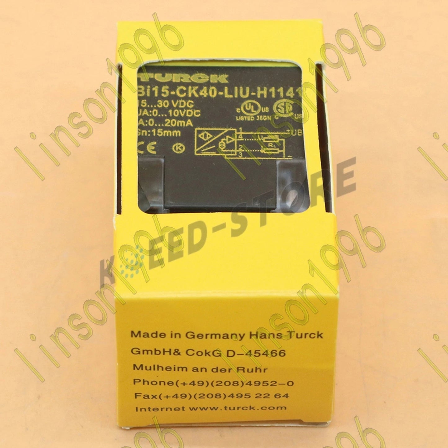 1piece TURCK Bi15-CK40-Liu-H1141 Proximity switch sensor Free ship