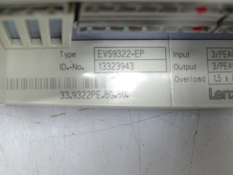 LENZE EVS9322-EP SERVO DRIVE - LENZE