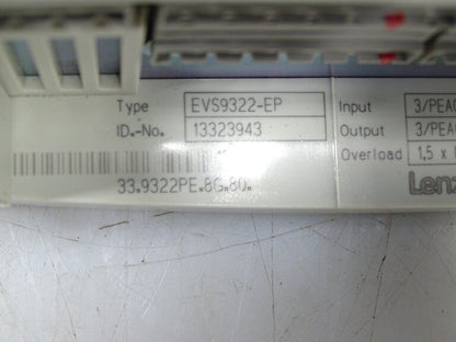 LENZE EVS9322-EP SERVO DRIVE - LENZE