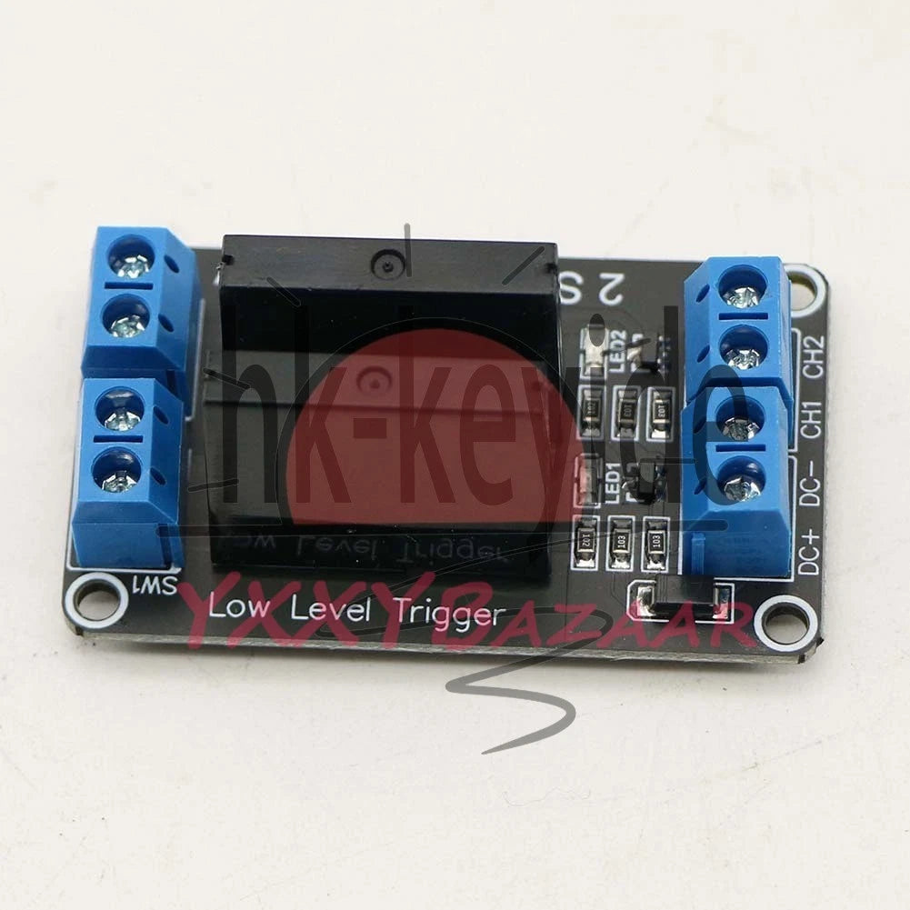 2 Channel SSR G3MB-202P Solid State Relay Module with Resistive Fuse 5V