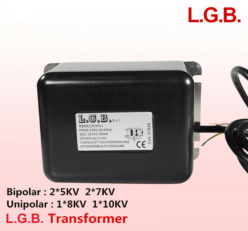 new L.G.B. Ignition Transformer Bipolar 2*5KV 2*7KV Unipolar 1*8KV 1*10KV - L.G.B.