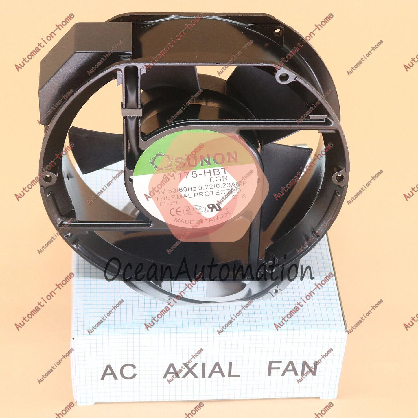 Origina SUNON A1175-HBT T.GN AC 115V 50/60Hz 0.22/0.23AMP cooling fan