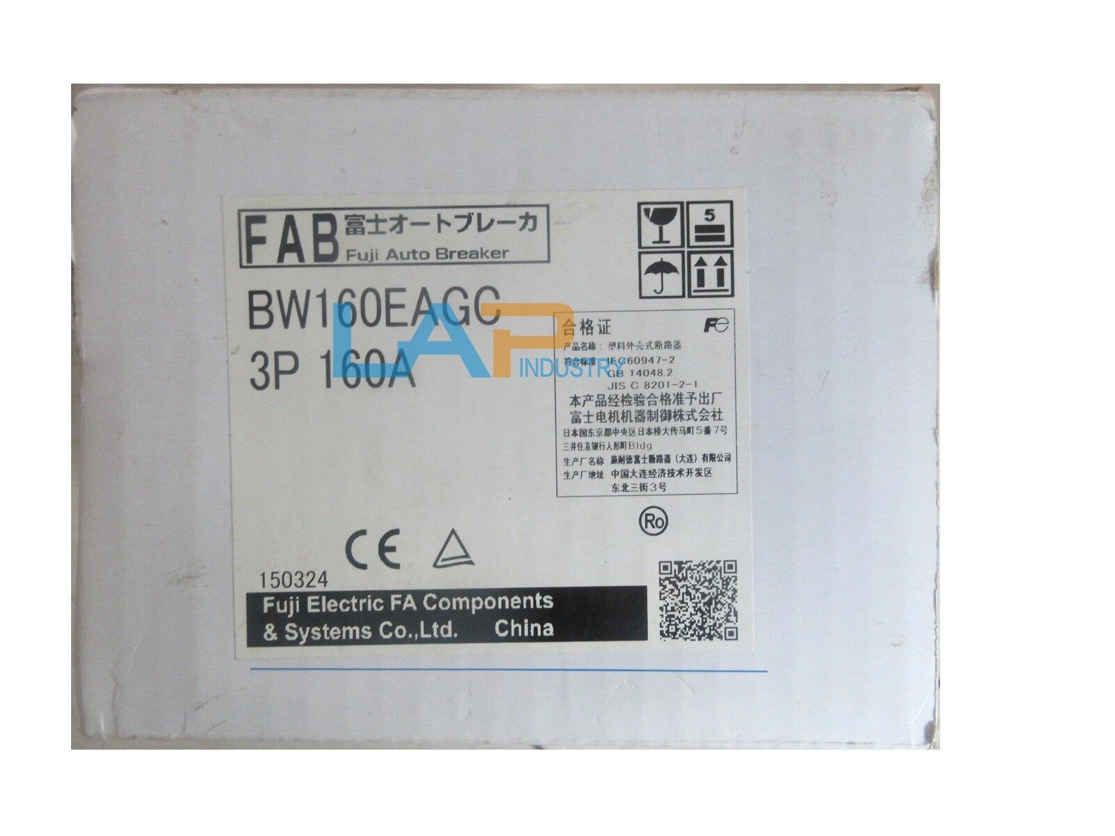 new  For FUJI Plastic Circuit Breaker BW160EAGC 3P 160A