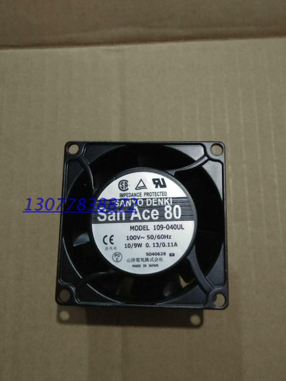 used 109-040UL Aluminum frame fan AC100V 10/9W 0.13/0.11A 80*80*42mm - ALPHATECH