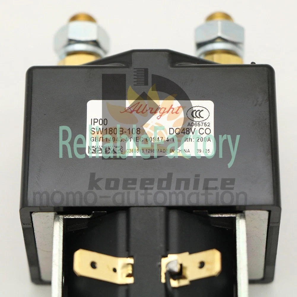 1PCS For Albright Contactor Solenoid 48 Volt Heavy Duty SW180B-108 200 Amps