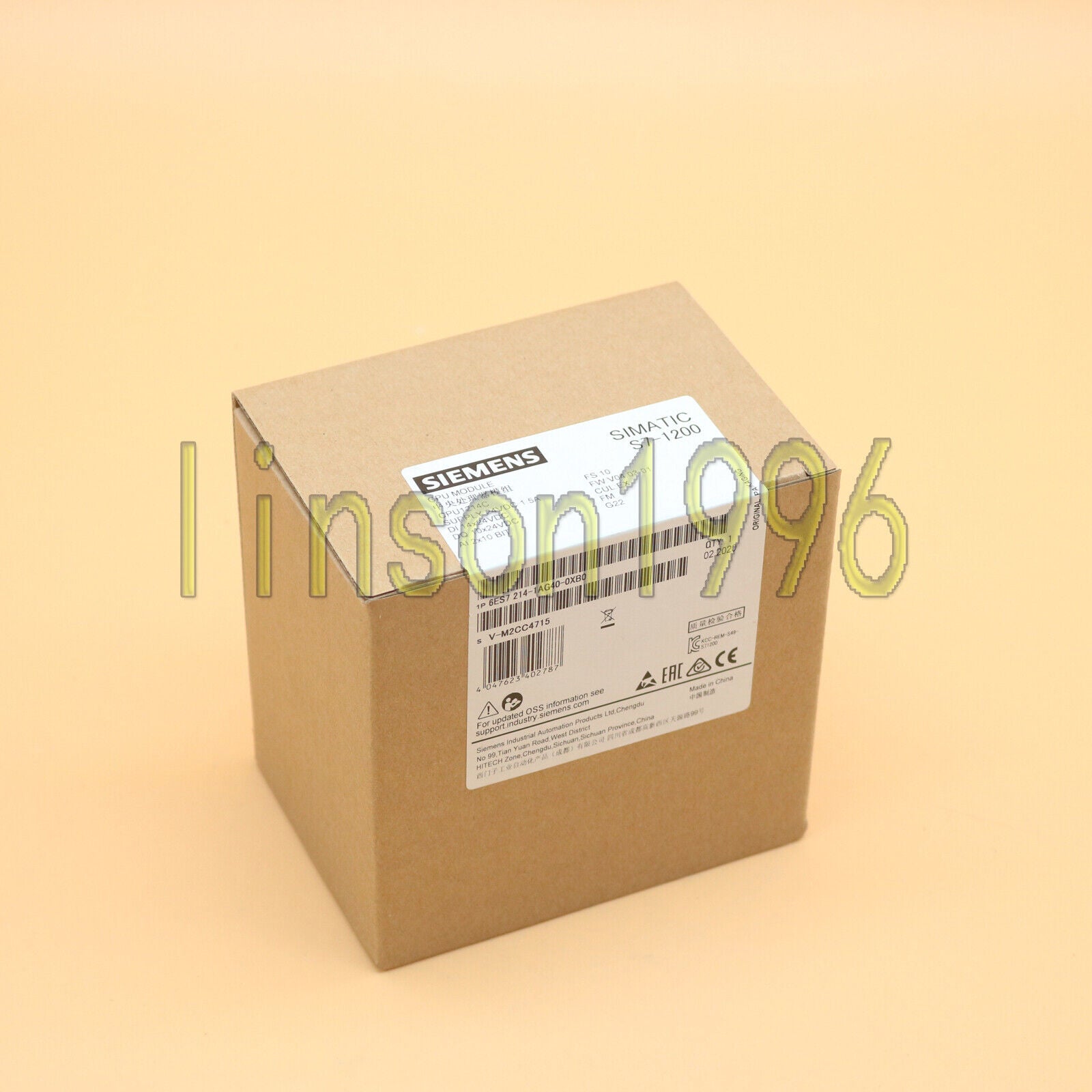 new  Siemens S7-200CN PLC S71200 6ES7214-1AG40-0XB0 6ES7 214-1AG40-0XB0 Siemens