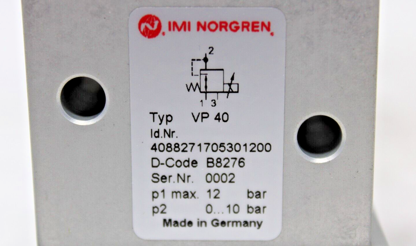 new Norgren 4088271-7053-012-00 Control Valve