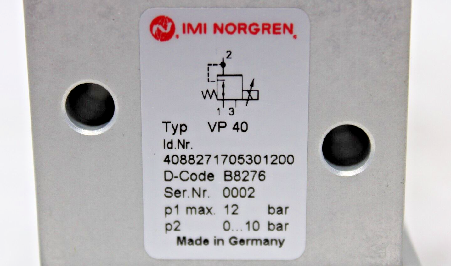 new Norgren 4088271-7053-012-00 Control Valve - NORGREN