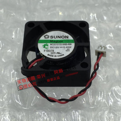 SUNON MC25101V2-0000-A99 2510 12V 0.45W 2.5cm silent cooling fan
