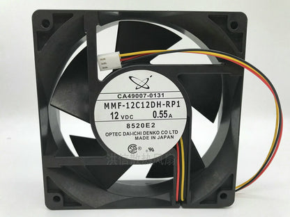 MMF-12C12DH-RP1 DC12V 0.55A 12038 12cm 3-wire cooling fan