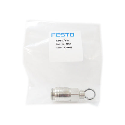 FESTO Quick-Connect Socket KD3-1/8-A 1-Pack In-Box - FESTO