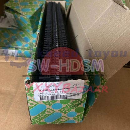 50PCS For Phoenix Contact 3046090 UT 4-HESILED 24 (5X20) fuse terminal