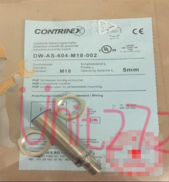 1 PCS Contrinex Proximity Switch DW-AS-604-M18-002 free shipping