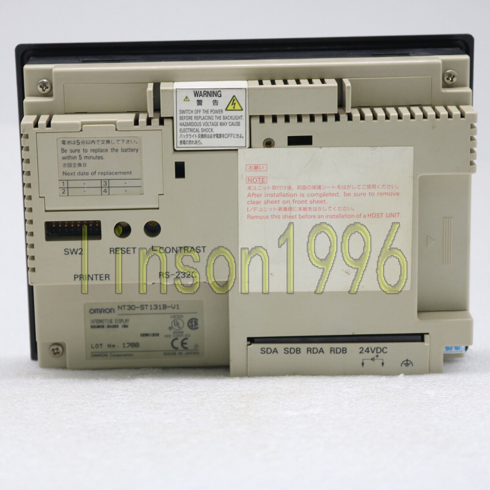 Omron NT30-ST131B-V1 Display Screen Panel Tested - OMRON