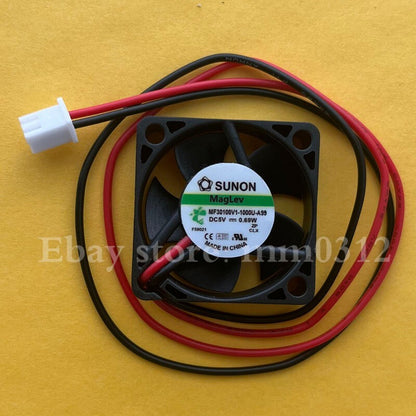 SUNON MF30100V1-1000U-A99 DC5V 0.89W 2-Wire Cooling Fan