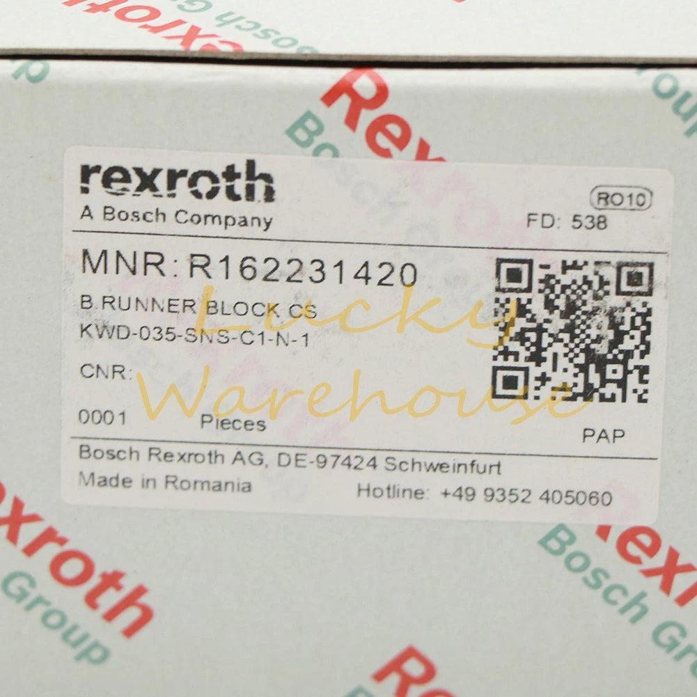 1PCS Rexroth R162231420 RUNNER BLOCK BALL BEARING