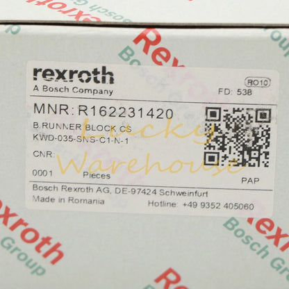 1PCS Rexroth R162231420 RUNNER BLOCK BALL BEARING