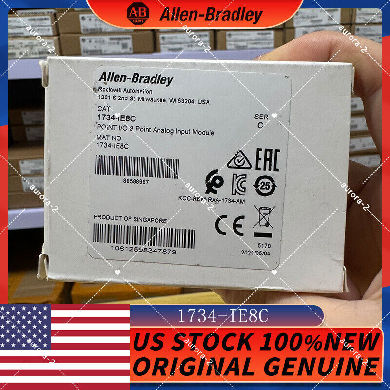 Sealed Allen-Bradley 1734-IE8C 8 POINT Analog Input Module AB 1734IE8C - ALLEN-BRADLEY
