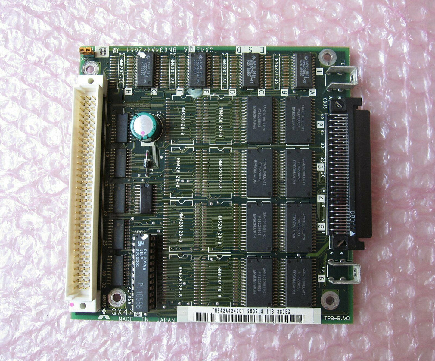 Mitsubishi QX424 Used Circuit Board Tested Good Condition - MITSUBISHI