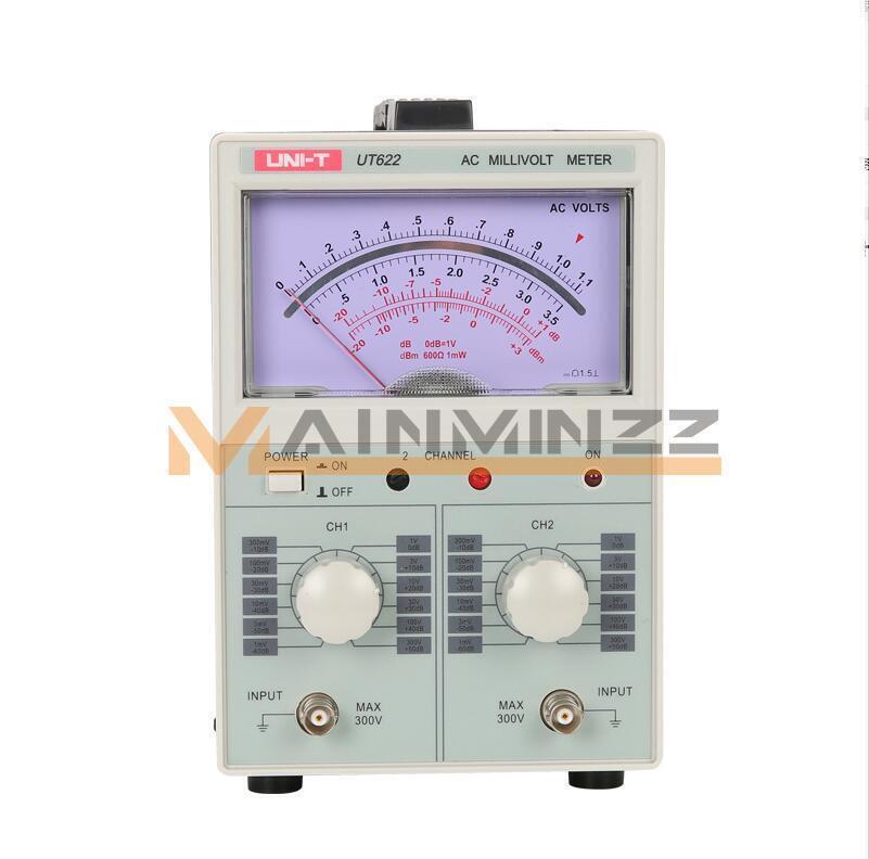 ONE  UNI-T UT622 pointer Ac millivoltmeter 220V