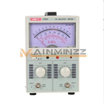 ONE  UNI-T UT622 pointer Ac millivoltmeter 220V