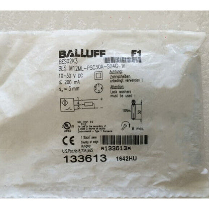 1PC BALLUFF BES M12ML-PSC30A-S04G-W Proximity Sensor - BALLUFF