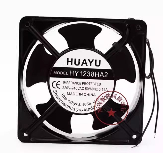 HUAYU HY1238HA2 12038 220V-240V 0.14A 12CM Axial Cooling Fan