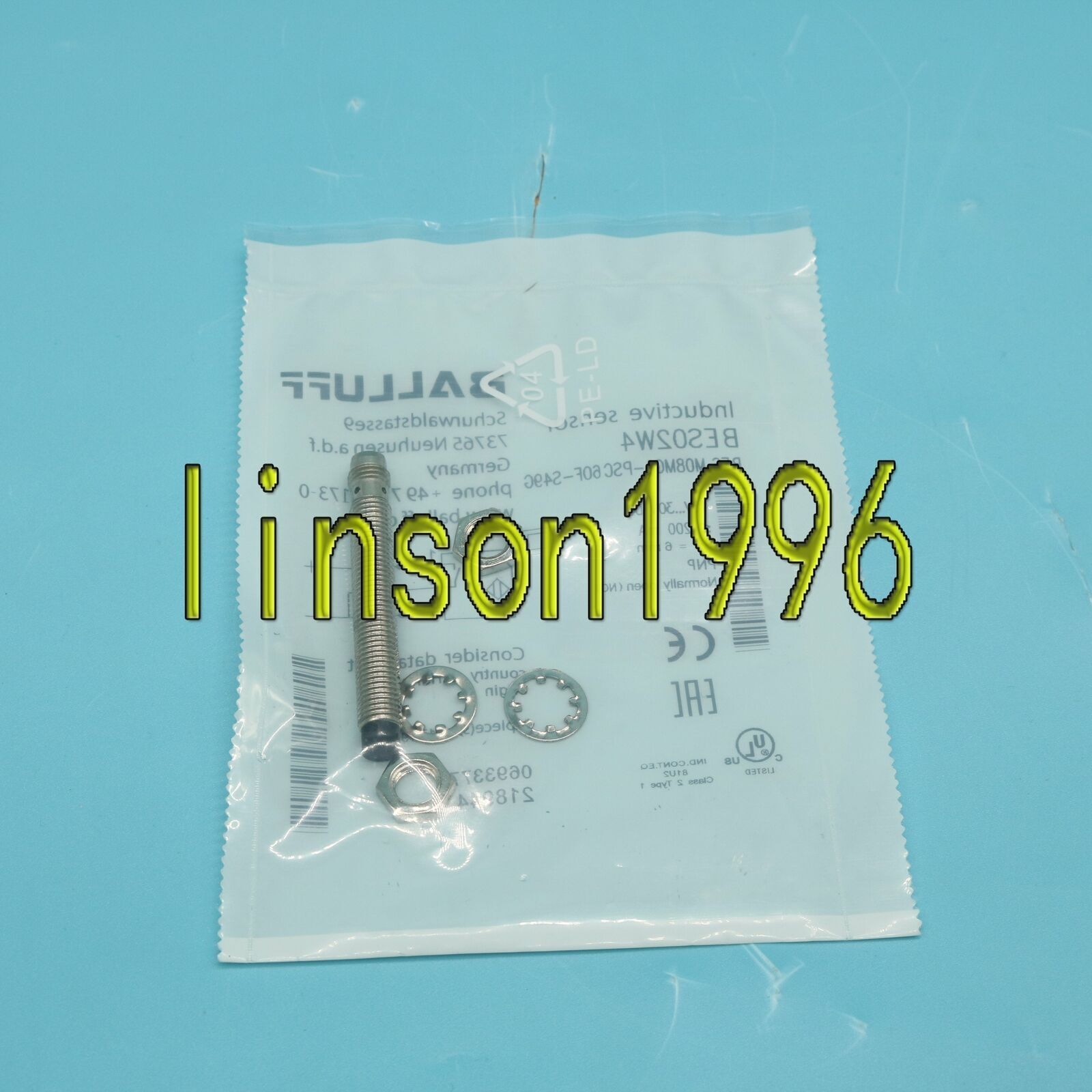 new one balluff proximity switch besh08mg1-ppsc60f-s49g - BALLUFF