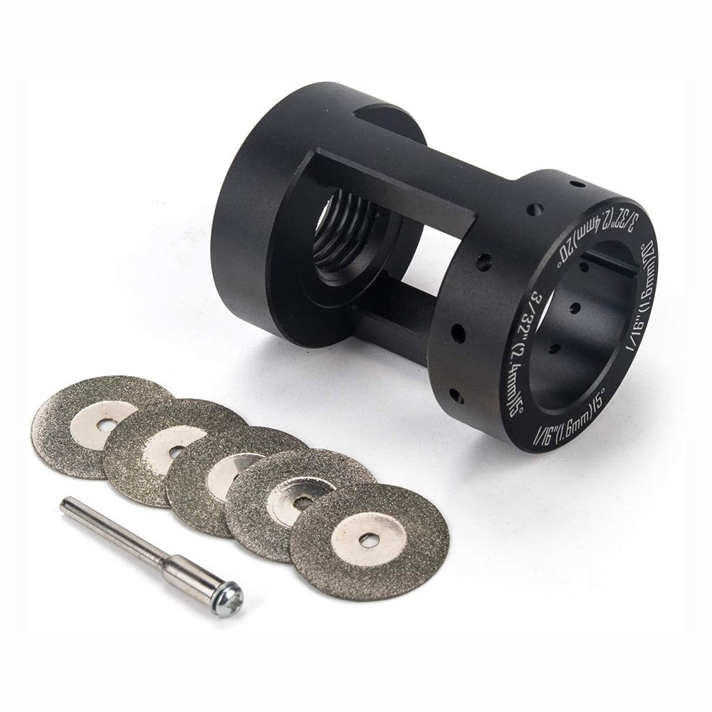TIG Welding Tungsten Electrode Sharpener Grinder Multi-Angle Offsets Tool