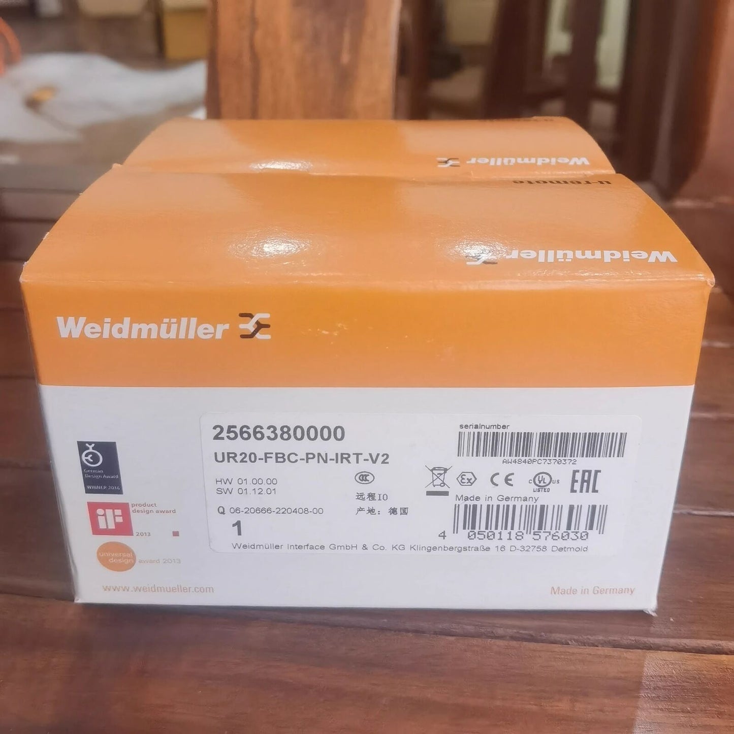 new 1pcs Weidmuller PLC Remote Control Module UR20-FBC-PN-IRT-V2 2566380000 - WEIDMULLER