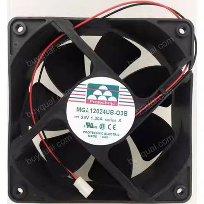 1PCS MGA12024UB-O38 12038 24V 1.3A 2-Pin Inverter Cooling Fan