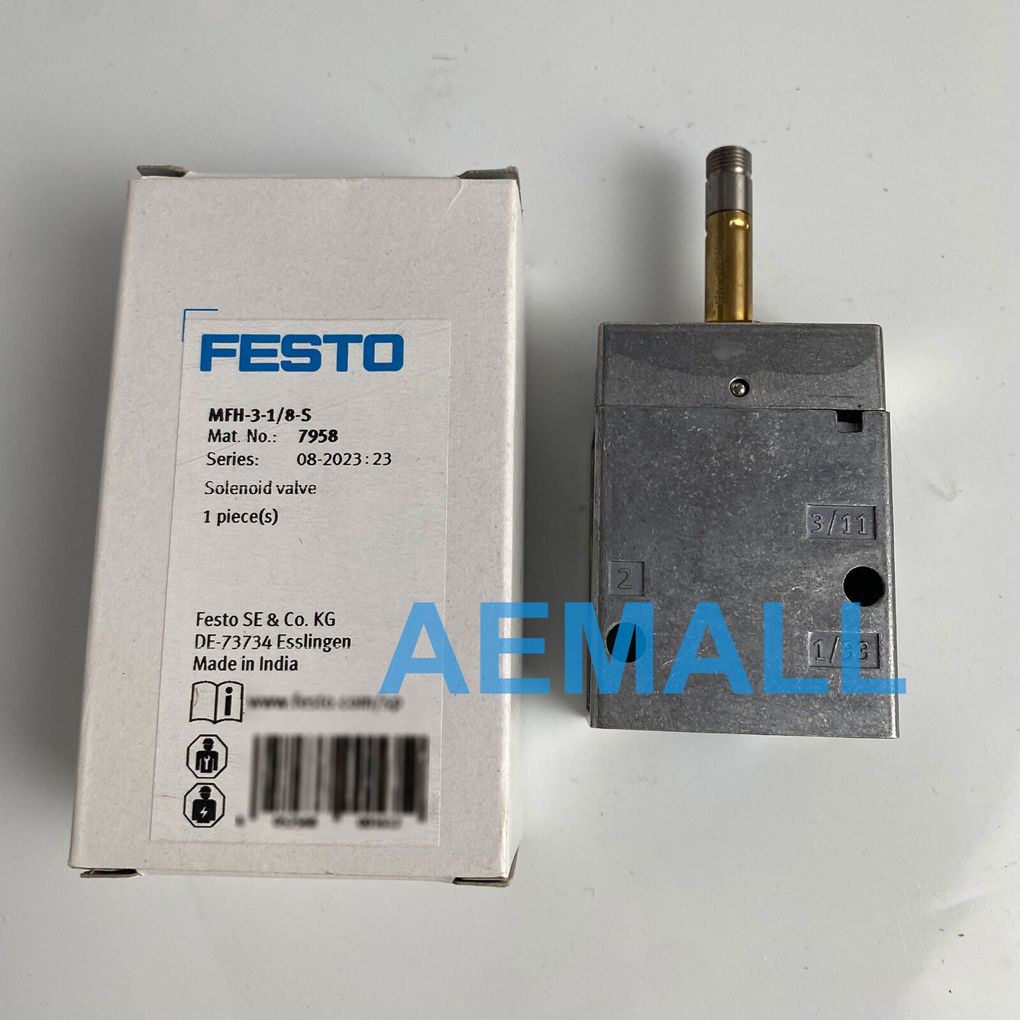 1pcs Festo MFH-3-1/8-S 7958 Solenoid Valve/ Air solenoid Valve
