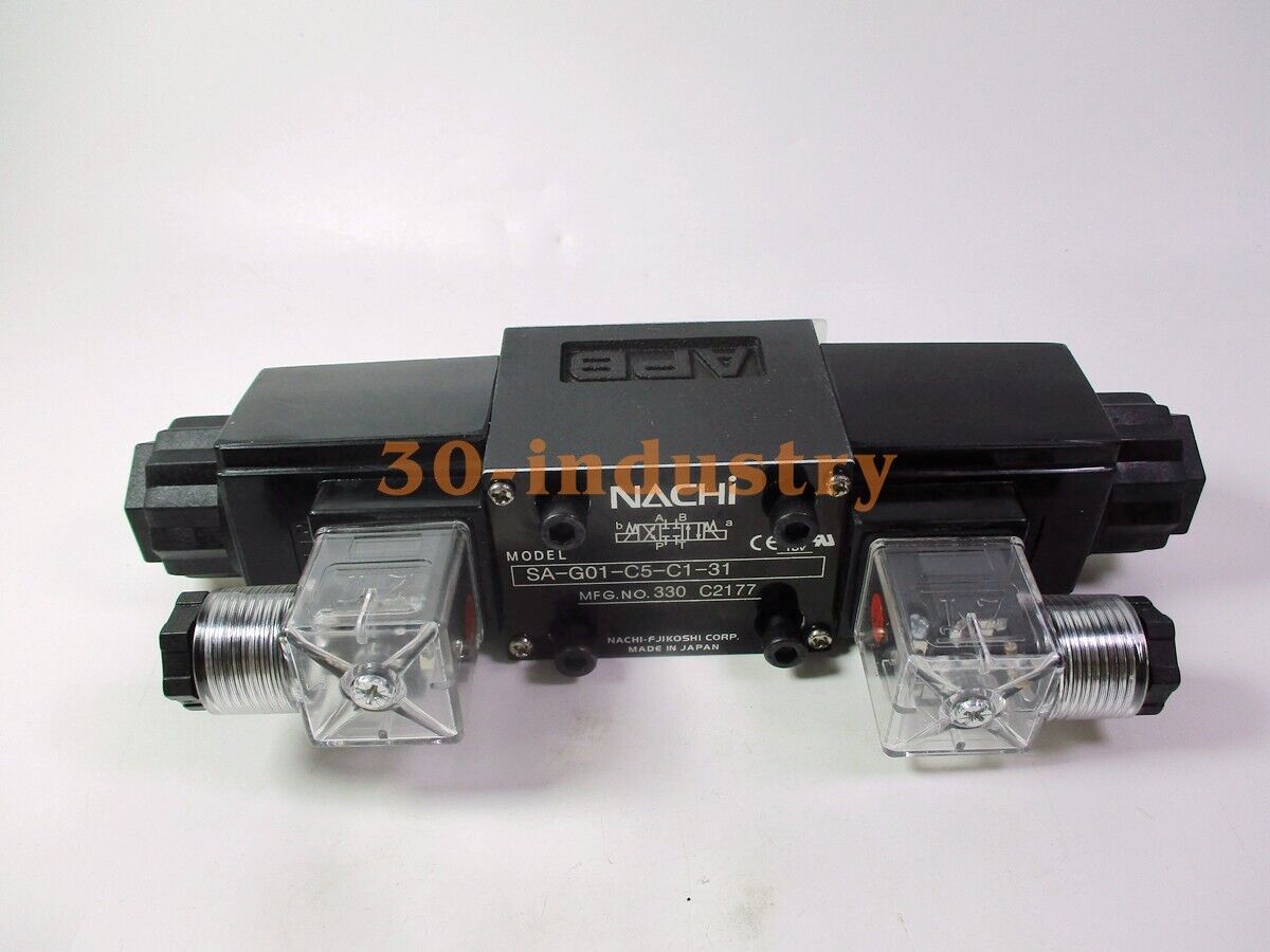NACHI Solenoid Valve SA-G01-C5-C1-31 110V Double-Head - 1PCS - NACHI