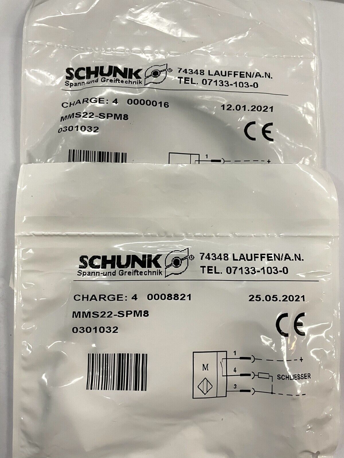 SCHUNK Magnetic Sensor MMS22-SPM8 - High Sensitivity Magnetic Field Detection - SCHUNK