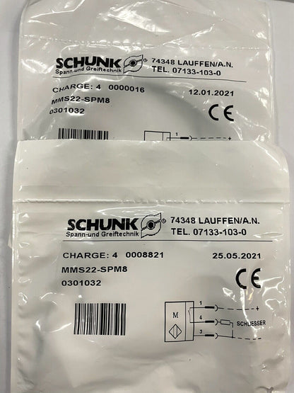 SCHUNK Magnetic Sensor MMS22-SPM8 - High Sensitivity Magnetic Field Detection - SCHUNK