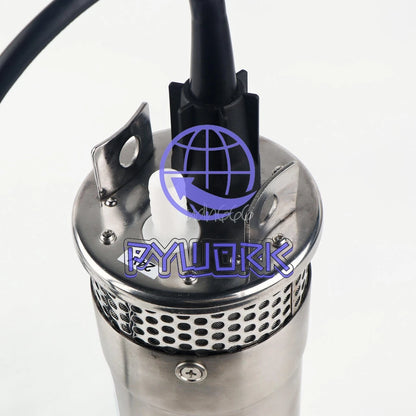 1Pcs 24V Stainless Shell Submersible 3.2GPM 4" Deep Well Water DC Pump