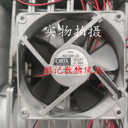 1pcs  ORIX MD1225-24 12cm 12025 24V 0.23A frequency converter metal fan
