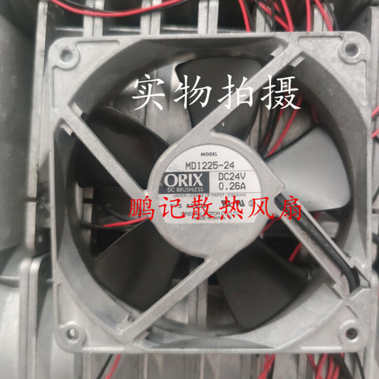 1pcs  ORIX MD1225-24 12cm 12025 24V 0.23A frequency converter metal fan