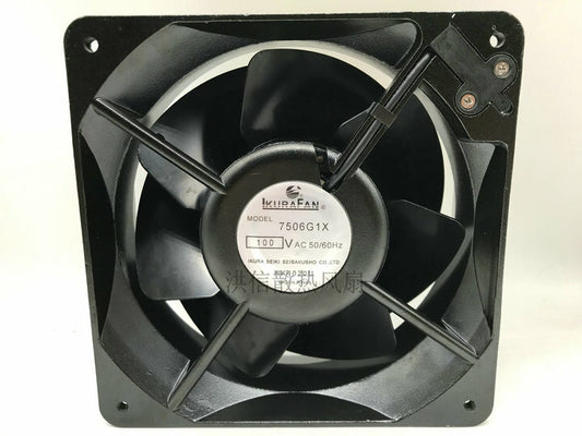 1pcs IKURA 7506G1X 100V 16055 160MM Full Metal Iron Leaf Cooling Fan