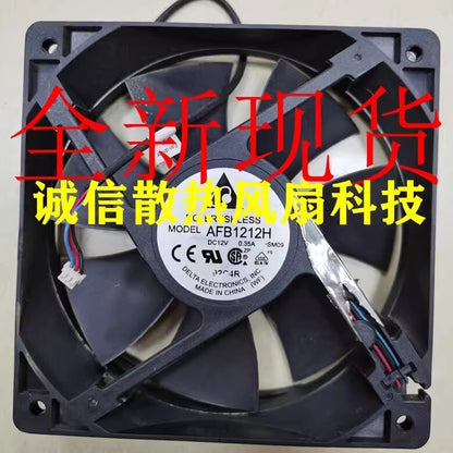 Delta AFB1212H 12025 DC12V 0.35A 12CM 4-Wire PWM Cooling Fan