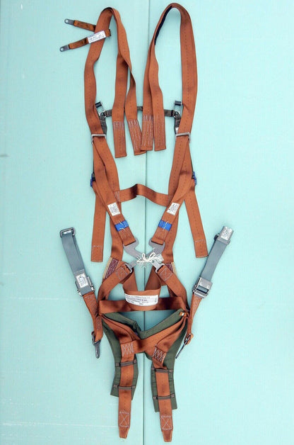 new Martin Baker Parachute Harness TYPE B MK Aircraft Belt Pilot Ejection Seat NOS ! - MARTIN BAKER