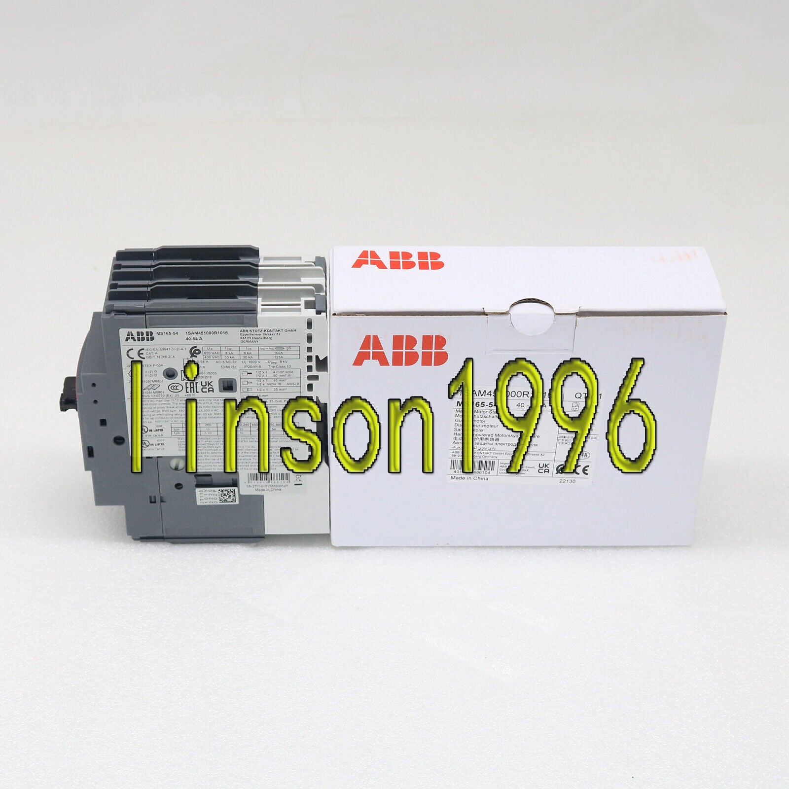 1PCS In-Box Motor Protection Circuit Breaker MS165-54 - BB MOTOR PROTECTION CIRCUIT BREAKERS