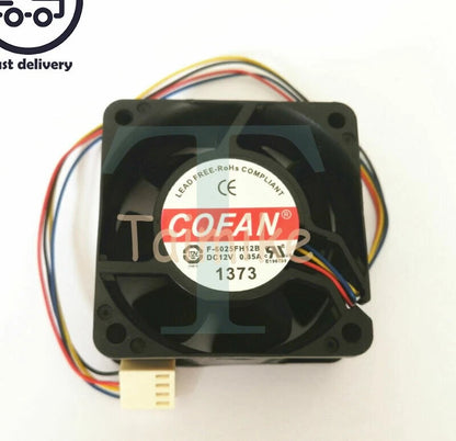 1PCS COFAN 6CM 12V 0.85A F-6025FH12B 4-wire 4P cooling fan