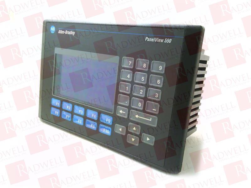 used Allen Bradley 2711-k5a2l1 PanelView 550 Operator Interface 24vdc - ALLEN BRADLEY