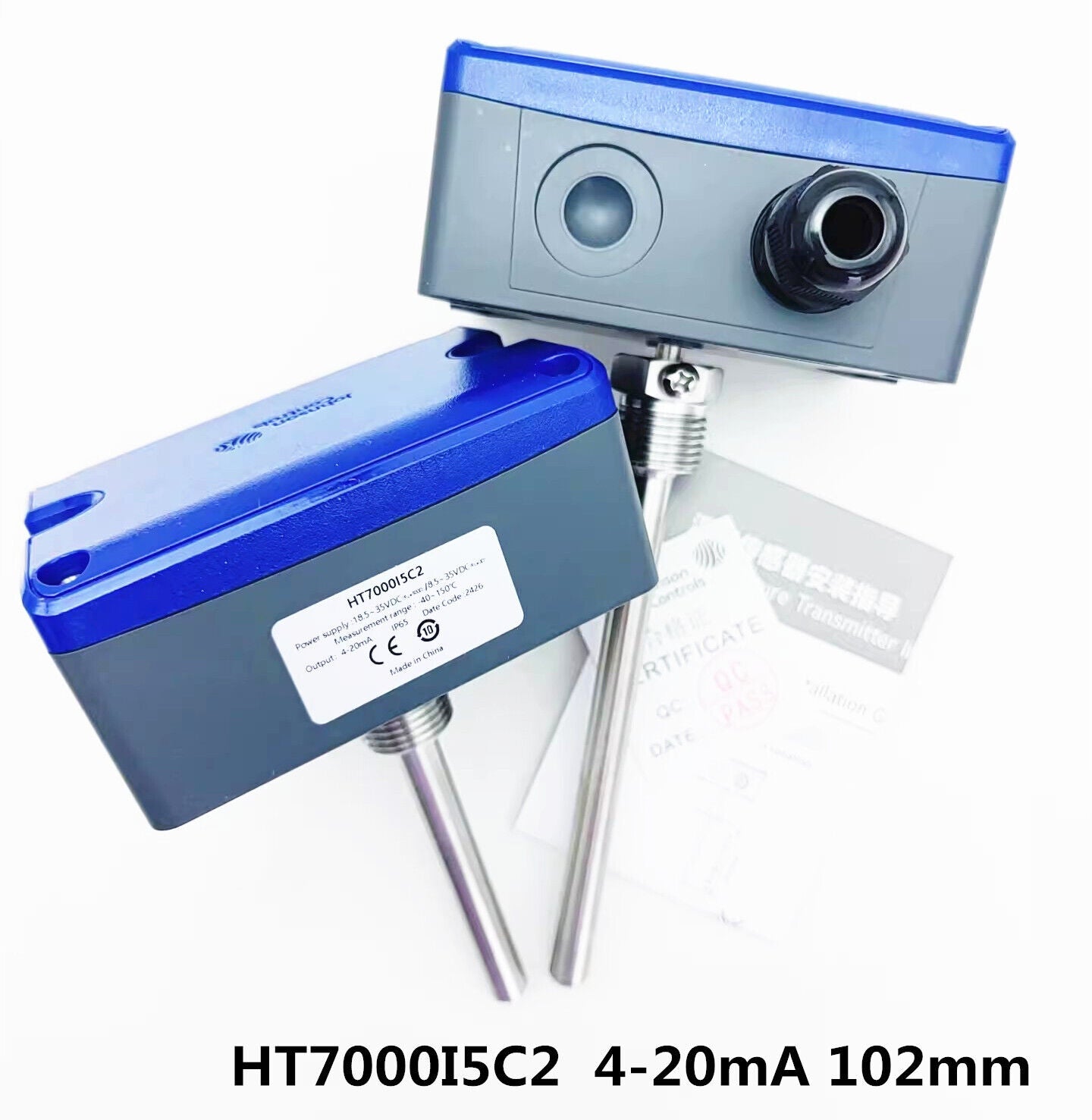 new 1pcs Johnson HT7000I5C2 4-20mA 102mm Immersion Water Pipe Temperature Sensor - JOHNSON CONTROLS